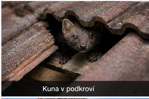 Kuna na střeše domu – co dělat krok za krokem