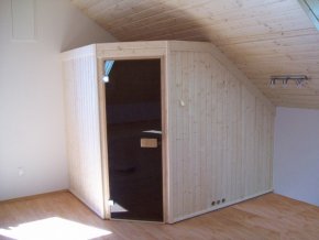 Sauna 200 x 170cm - rohová