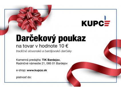 Kupce Darcekovy preukaz