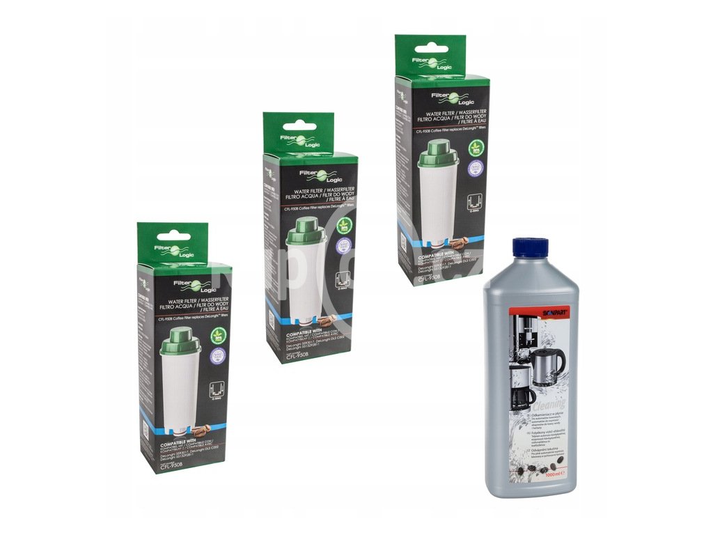 Univerzální Odvápňovač 1000ml + Filter Logic CFL-950B filtr x3