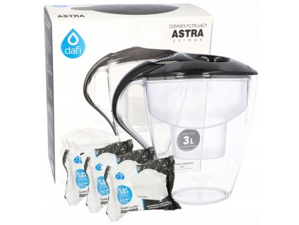 Dafi Astra Filtrační konvice unimax 3l - černá