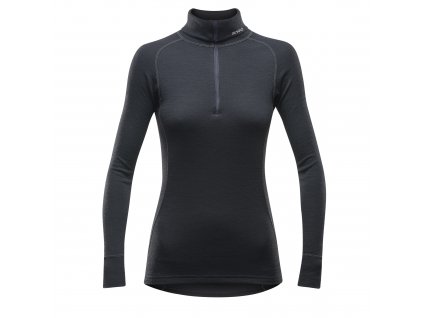DEVOLD DUO ACTIVE DÁMSKÝ TEPLÝ VLNĚNÝ ROLÁK BLACK