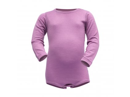 DĚTSKÉ MERINO BODY DEVOLD BREEZE RŮŽOVÁ
