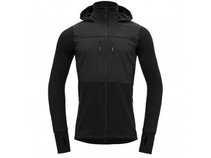PÁNSKÁ LEHKÁ MERINO BUNDA DEVOLD HYBRID HEROY ČERNÁ
