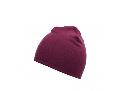 UNISEX MERINO ČEPICE 190 DEVOLD LAUPAREN HIKING ČERVENÁ 58