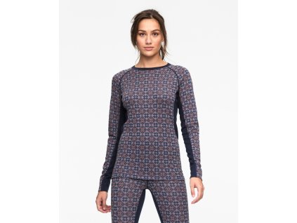 Dámské Merino triko s dlouhým rukávem Rose Light Ls Royal