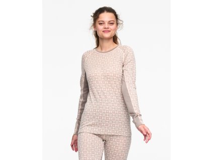 Dámské Merino triko s dlouhým rukávem Rose Light Ls Wgrey