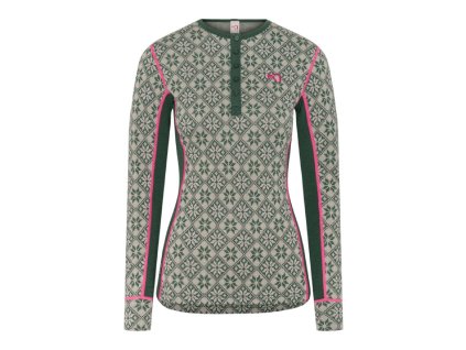 DÁMSKÉ VLNĚNÉ TRIKO S DLOUHÝM RUKÁVEM KARI TRAA Rose Ls Thyme