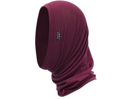 MERINO MULTIFUNKČNÍ NÁKRČNÍK DEVOLD BREEZE BEETROOT O/S