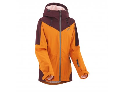 DÁMSKÁ LYŽAŘSKÁ SPORTOVNÍ BUNDA KARI TRAA BUMP RUST