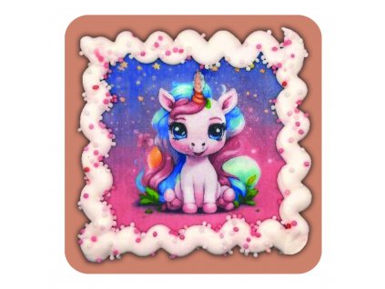 Medový perník s obrázkem jednorožce, 50g