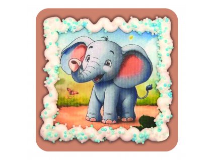 Medový perník s obrázkem slůněte, 50g