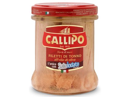 Filety z tuňáka v olivovém oleji, 150g, Callipo