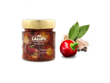 Chilli papričky plněné tuňákem, 225 g, Callipo