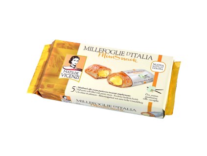 Millefoglie Minisnack s vanilkovým krémem, 125g, Vicenzi ( Itálie )