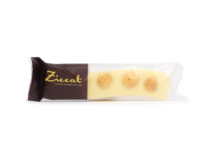 Tyčinka z bílé čokolády s oříšky, 28g, Ziccat
