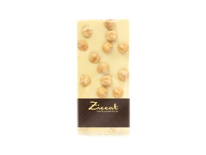 Bílá čokoláda s oříšky, 100g, Ziccat