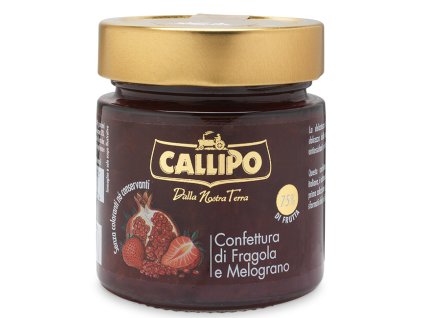 Džem z jahod a granátového jablka, 280g, Callipo ( Itálie )