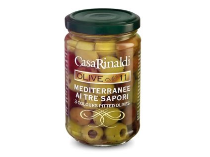 Olivy středomořské 3 barev, 270 g, Casa Rinaldi