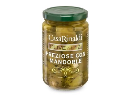 Olivy plněné mandlemi, 290 g, Casa Rinaldi