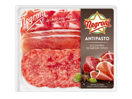 Antipasto mix uzenin prosciutto, 120 g, Negroni ( Itálie )
