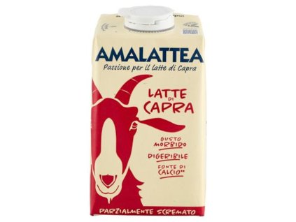 Polotučné kozí mléko, 500ml, Granarolo ( Itálie )