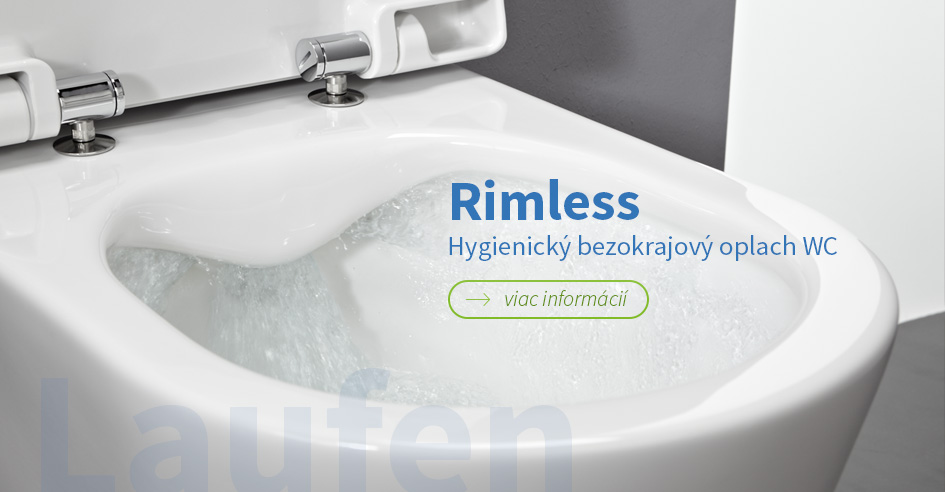 Laufen Rimless hygienický bezokrajový oplach WC