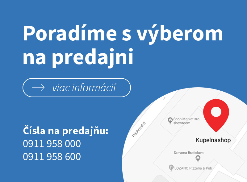 Predajňa Kupelnashop.sk v Bratislave