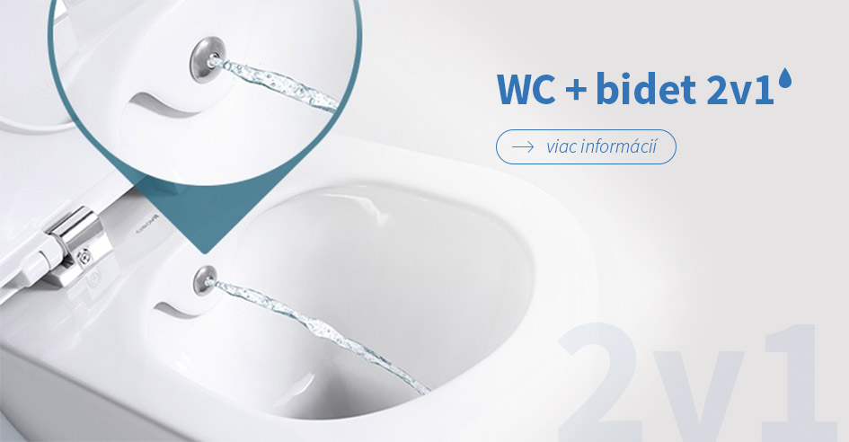 WC + bidet 2v1