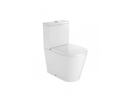 Roca Compact Inspira - set - stojaca WC misa + nádržka + spomaľovacie sedadlo
