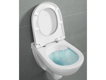 Akcia 5660HR01 Villeroy&Boch O.Novo závesne wc+Direct Flush oplach+spomalovacie wc sedátko