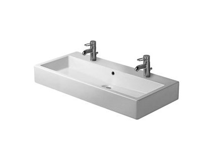 Duravit Vero - umývadlo 100 x 47 cm pre dve batérie