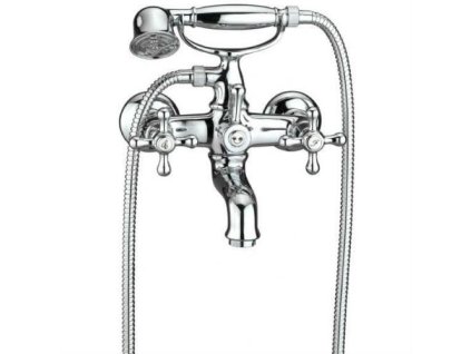 Faris Liberty vaňová batéria nástenná, rozteč 150mm, komplet, hadica 120cm, 012