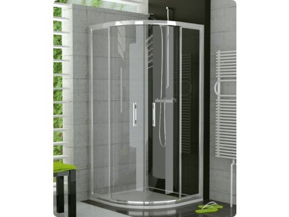 Sanwiss Ronal Top-Line - oblý sprchový kút 90 cm TOPR 900