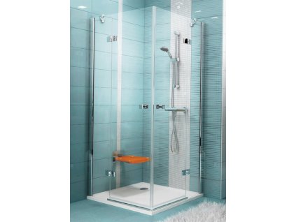 Ravak SmartLine - dizajnový rohový sprchový kút 80 x 80 cm SMSRV4-80