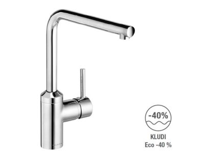 Kludi Line - drezová kuchynská batéria s otočným výtokom