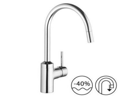 KLUDI BOZZ 428510576 drezová jednopáková batéria , vyťahovací výtok