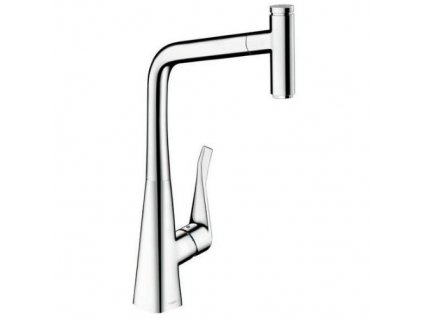 Hansgrohe Metris Select - drezová batéria stojanková s vyťahovacím výtokom 14884000 kupelnashop.sk