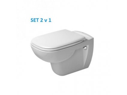 Duravit D-Code závesné WC  spomaľovacie WC sedadlo kupelnashop.sk