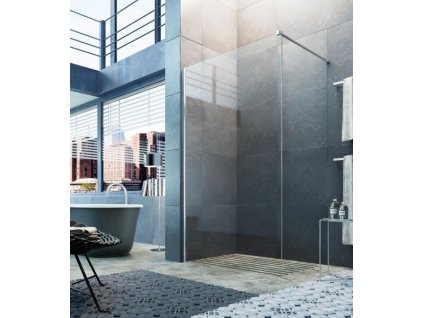 Glass Fluida - Walk-in bočná stena 90 cm GFK0001T500