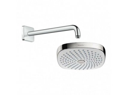 Hansgrohe Croma Select E 180 hlavová sprcha chrom, biela+sprchové rameno kupelnashop.sk