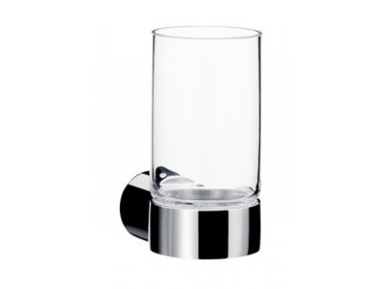 Emco Fino - nástenný držiak s pohárom číre sklo 842000100