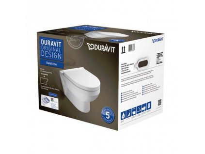 Duravit DuraStyle pack 45620900A1 závesné s Rimless spomaľovacie WC sedadlo kupelnashop.sk