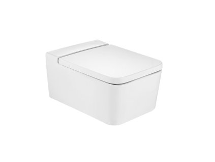 Akciový set Roca Inspira Square Rimless závesne wc + spomaľovacie sedátko