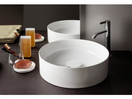Laufen Kartell by Laufen Saphirkeramik umývadlová misa 42x42 cm bez otvoru pre batériu, bez prepadu 8123310001121