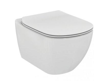 Akciový set Ideal Standard Tesi závesné wc 36x53 cm Aquablade + spomaľovacie sedátko ultra ploché