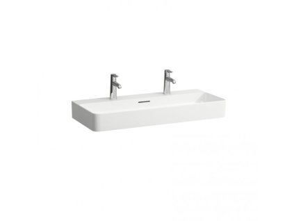 Laufen Val - SaphirKeramik brúsené dvojumývadlo 95 x 42 cm 8162870001071