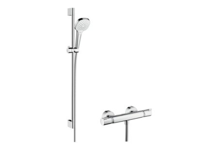 Hansgrohe ECOSTAT Comfort + set sprch Croma Select E Vario 0,90 m 27082400 kupelnashop.sk kupelnashop.sk