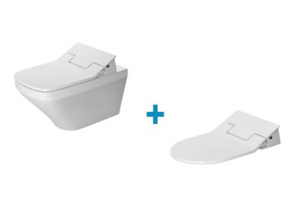 DURAVIT Dura Style SET 2v1 WC misa Rimless + sedátko SensoWash Slim 631001002004300 Kupelnashop