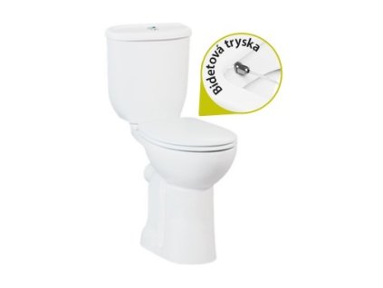 Creavit Handicapped Stojace WC +Bidet 2v1 so zadným odpadom BD3141 kupelnashop.sk